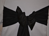 Taffeta Wedding Chair Sashes